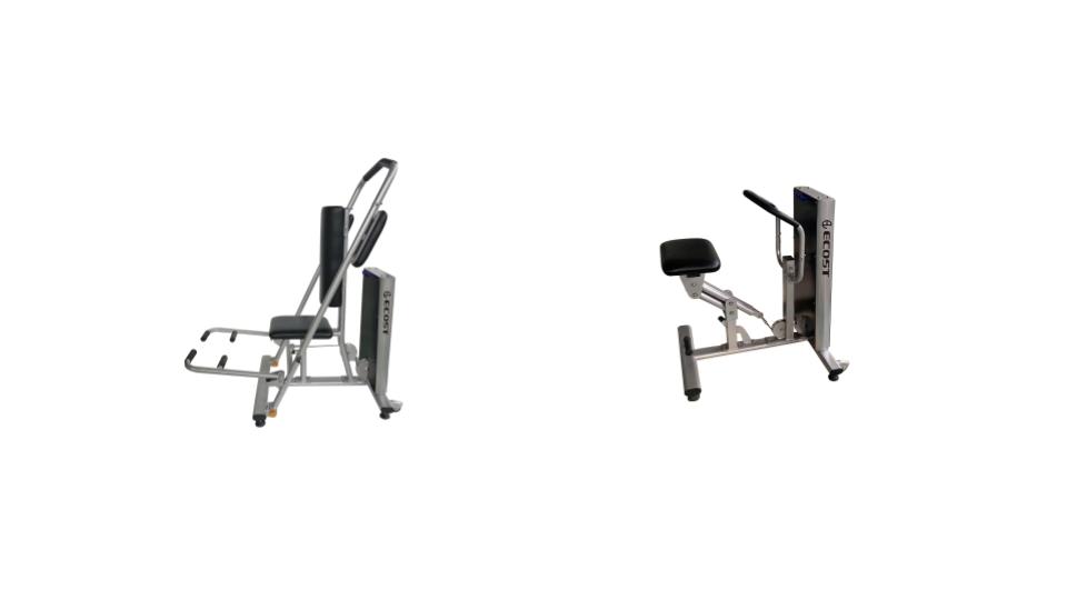 ストレッチマシン（高齢者施設・コンディショニング向け）を展示