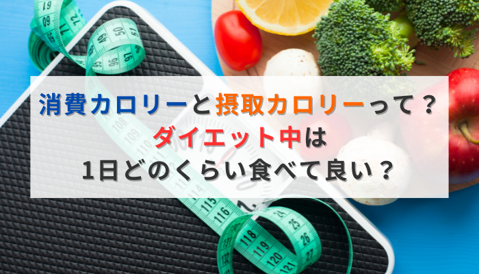 消費カロリーと摂取カロリーって?ダイエット中は1日どのくらい食べて良い?