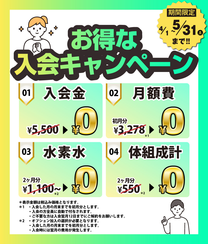 Ecofit24豊田店キャンペーン情報