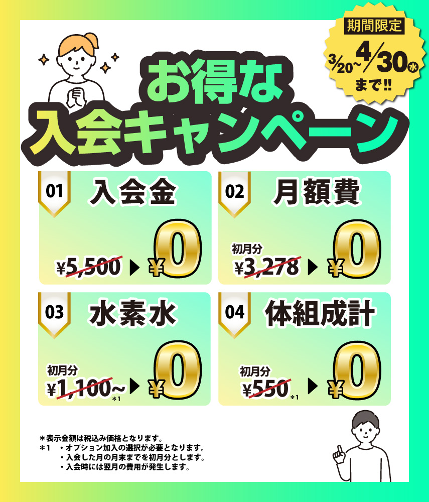 Ecofit24豊田店キャンペーン情報