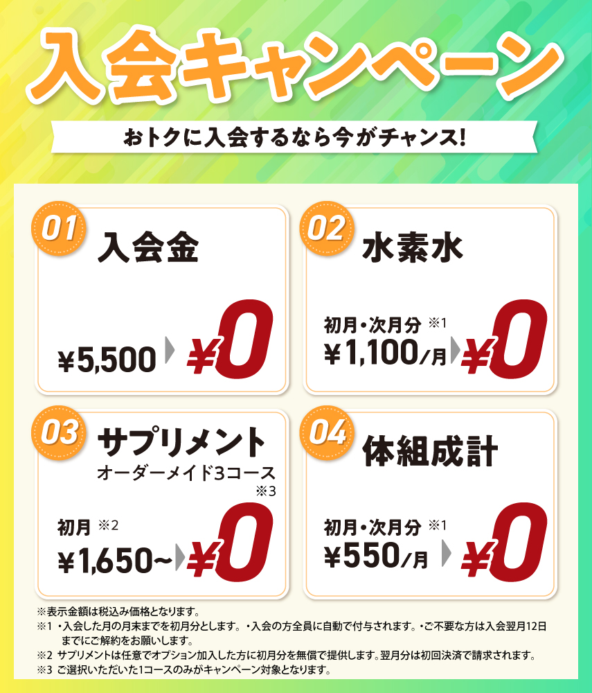 Ecofit24岡崎北店キャンペーン情報