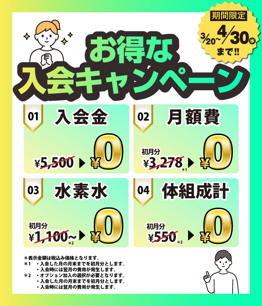 Ecofit24豊田店キャンペーン情報