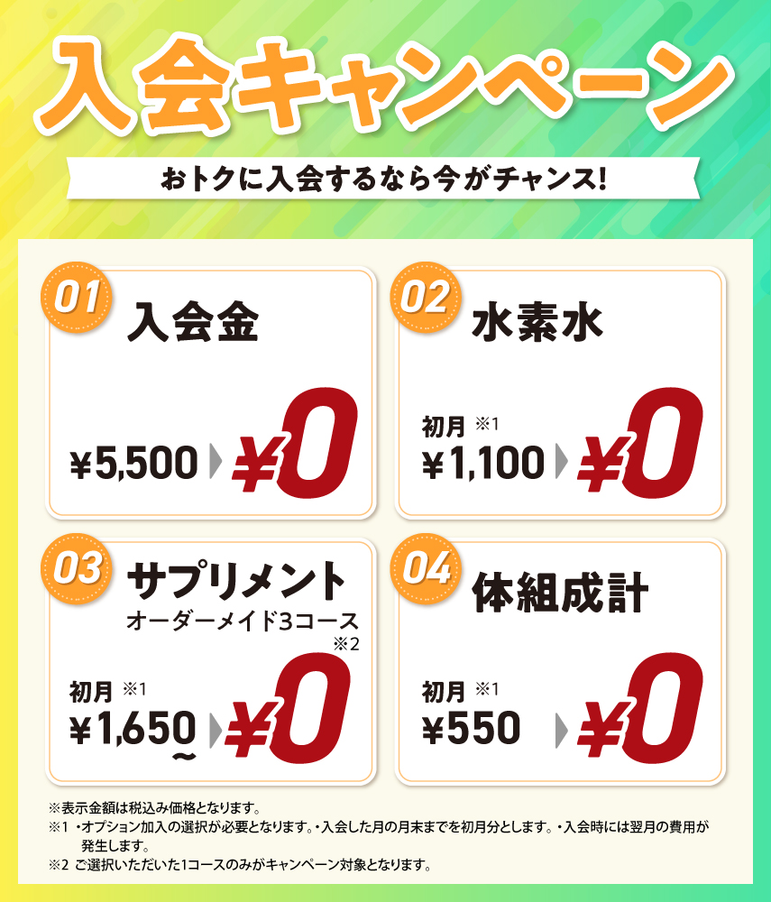 Ecofit24高幡不動店キャンペーン情報