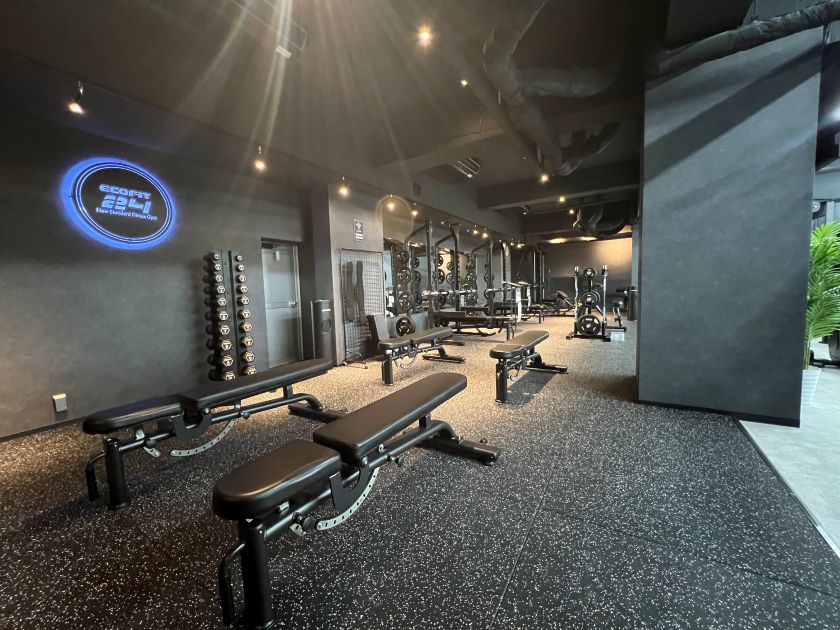 Ecofit24岡山中山下店ジム店内