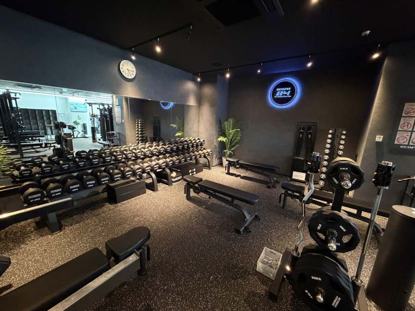 Ecofit24十三店ジム店内