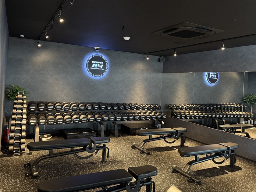 Ecofit24福岡岡垣店ジム店内
