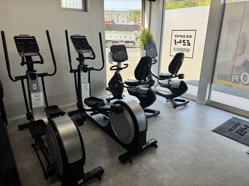 Ecofit24福岡岡垣店ジム店内
