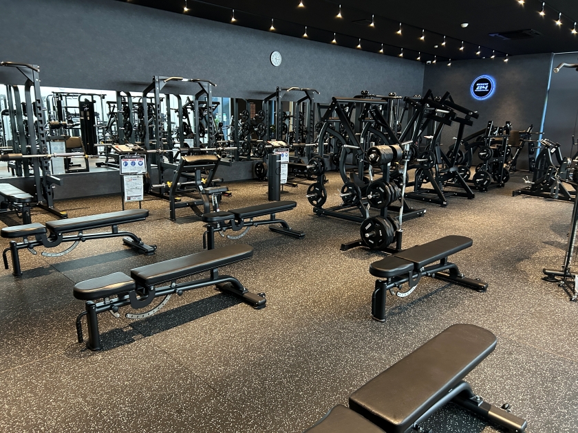 Ecofit24岡山海吉店ジム店内